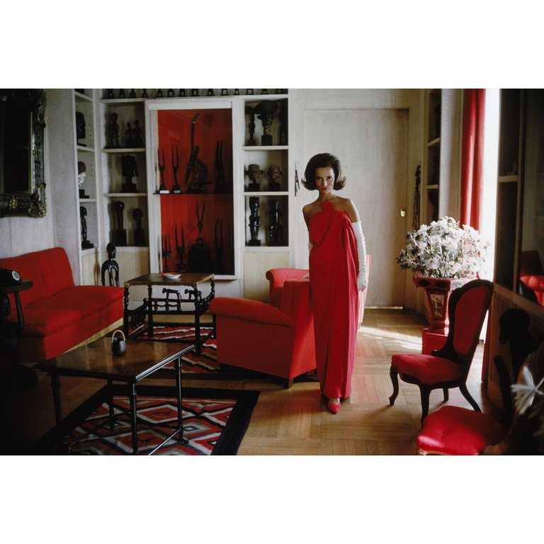 Mark Shaw Photography Lee Radziwill Red Gown Becker Minty