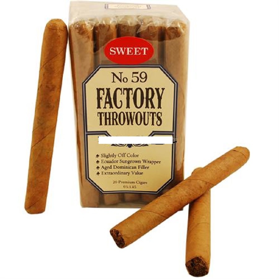 J.C. Newman 59 Factory Throwouts Sweet El Cigar Shop
