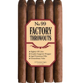 JC Newman/ Fuente J.C. Newman #99 Factory Throwouts Natural- Bundle of 20 Cigars