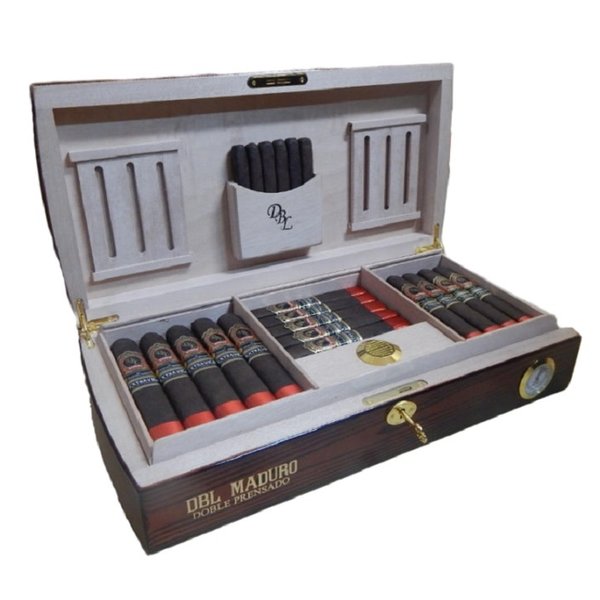 DBL Cigars DBL Extra Viejo Maduro Doble Prensado Humidor with 48 Cigars
