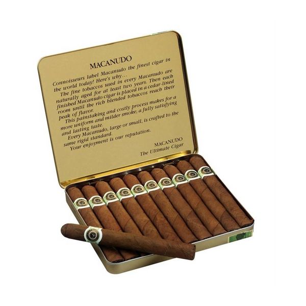 Macanudo Macanudo Ascots- Tin of 10 Large Cigarillos
