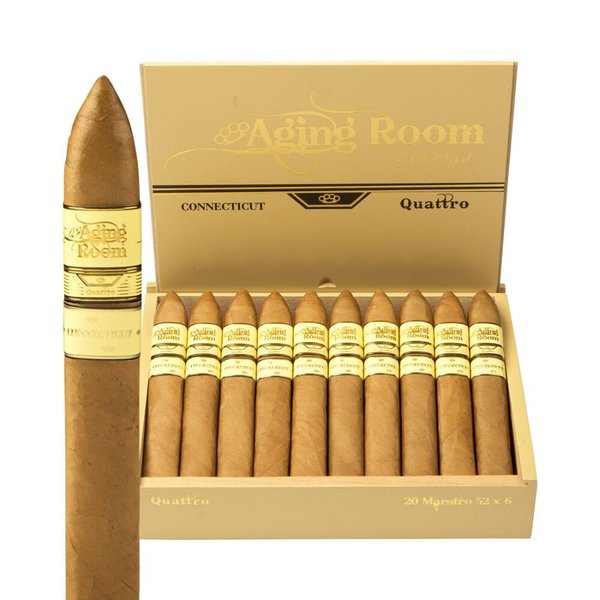 Aging Room Aging Room Quattro Connecticut Maestro Belicoso- Single Cigar