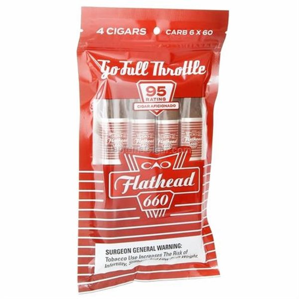 CAO CAO Flathead 660 - Humidified Pouch of 4 Cigars