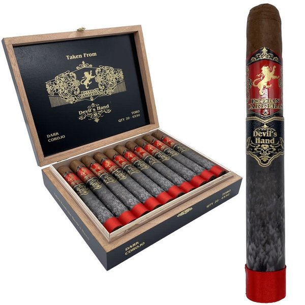 Esteban Carreras Esteban Carreras Taken From Devil's Hand Dark Corojo Toro Box of 20
