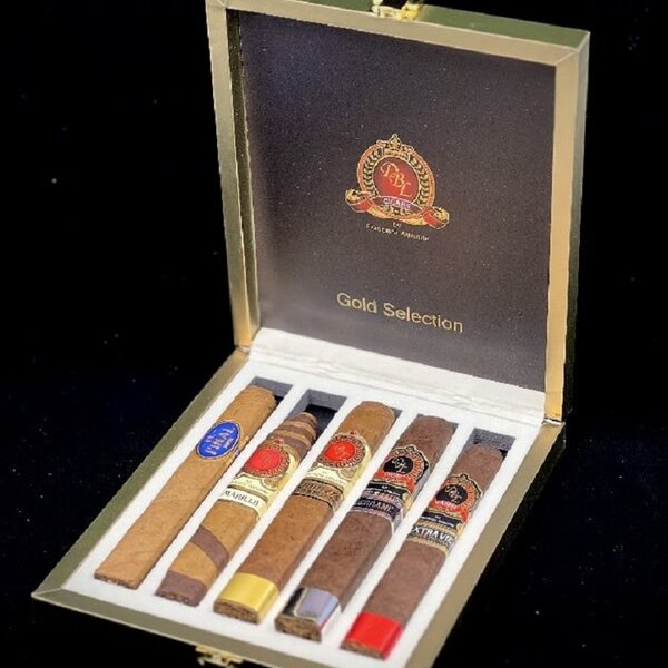 DBL Cigars DBL Gold Edition Gift Box- 5 Cigar Sampler