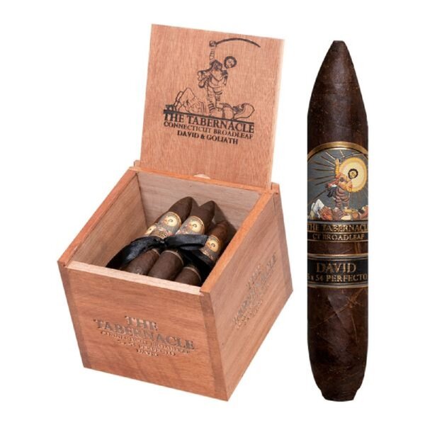 The Tabernacle Foundation Cigars- The Tabernacle Broadleaf- David- 5 x 54 Perfecto- Single Cigar