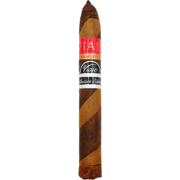 Viaje Viaje Summerfest Barberpole Collector's Edition Torpedo- 6.25 x 54- Single Cigar