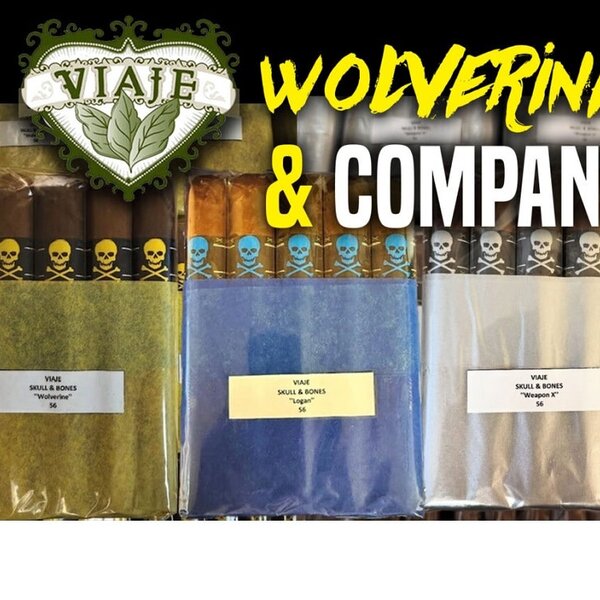 Viaje Viaje "Weapon X"- Skull and Bones Series- 6 x 56- Single Cigar