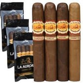La Aurora La Aurora Original Blends Sample Pack- 4 Toros in a Humidified Bag