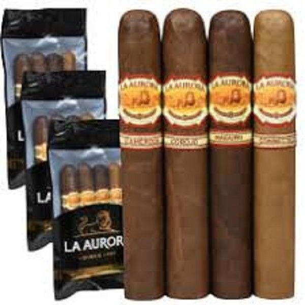 La Aurora La Aurora Original Blends Sample Pack- 4 Toros in a Humidified Bag