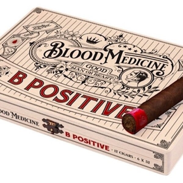 Crowned Heads Crowned Heads Blood Medicine B-Positive Limited Edition 2025- 6 x 52- Single Cigar