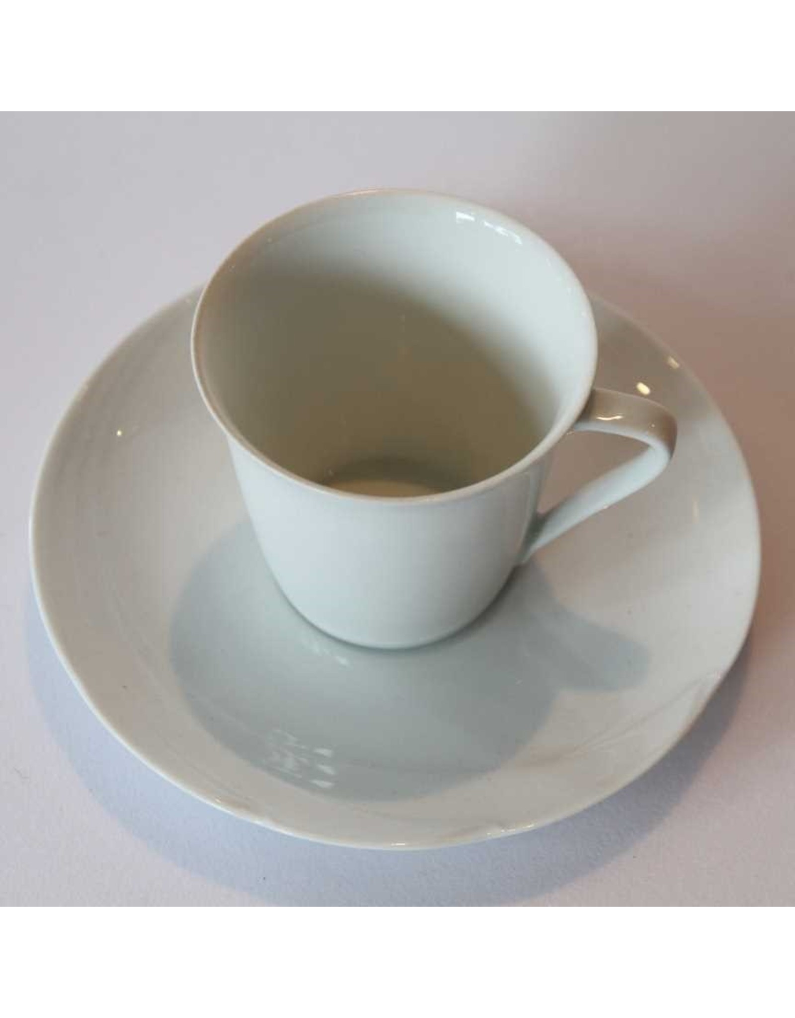Cup and saucer - white porcelain, Rosenthal