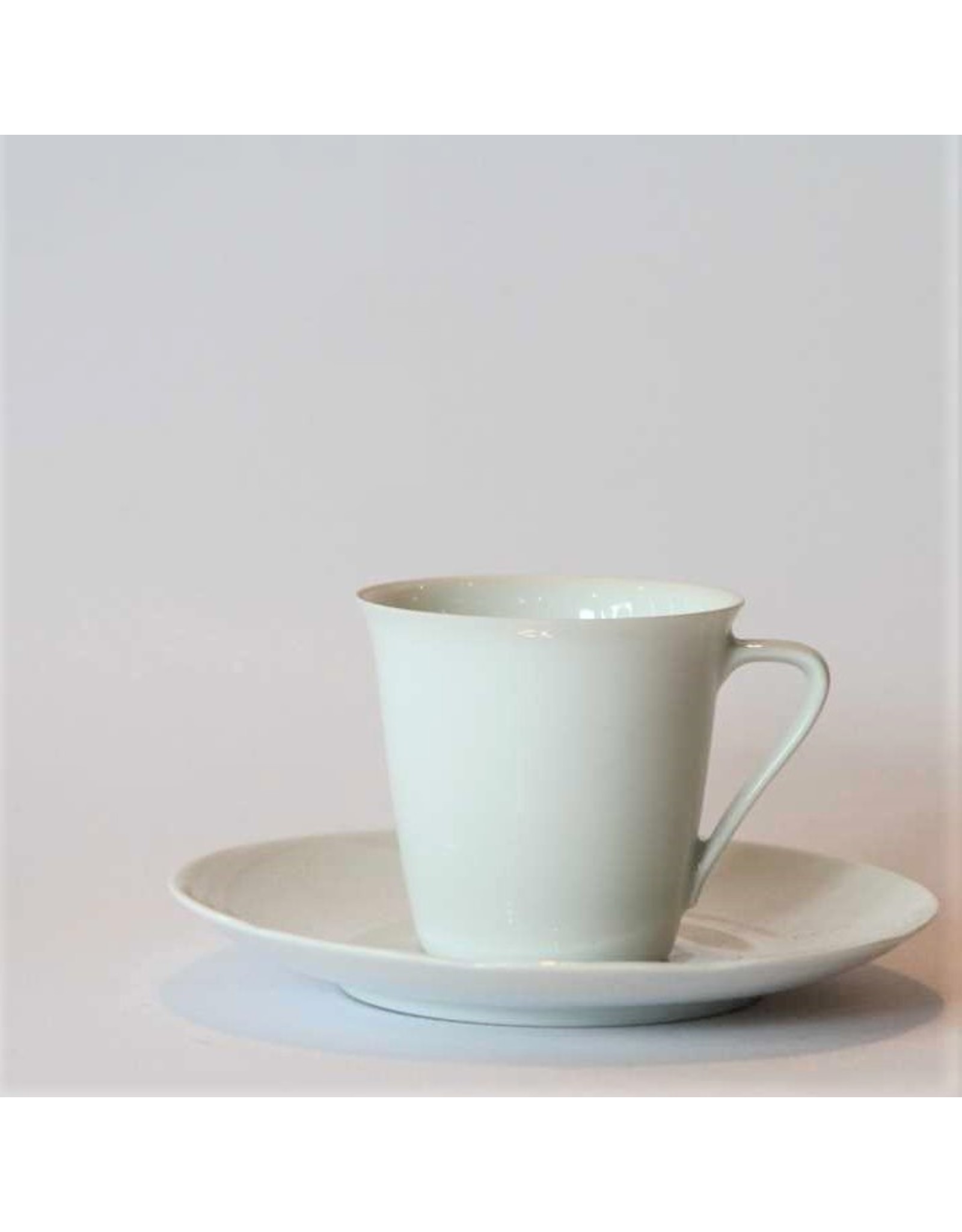 Cup and saucer - white porcelain, Rosenthal