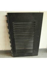 Fords side panel - 1930's original, sprayed black, pressed steel, louvered