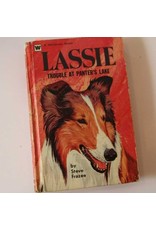 Book: Lassie Trouble at Panter's Lake by Steve Frazee, hardcover. Whitman Publishing Division.