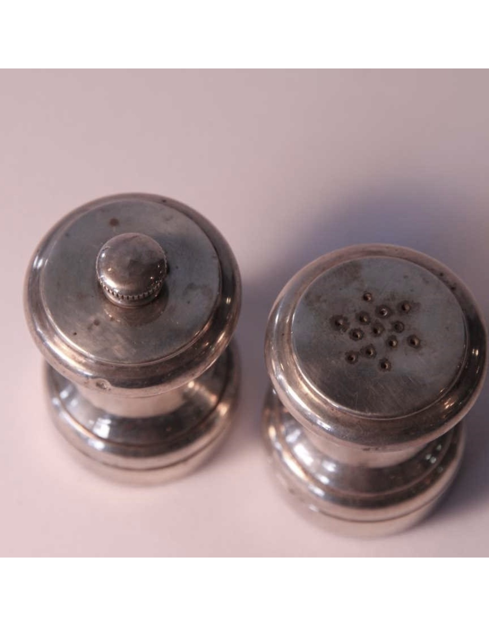 Italian sterling silver salt and pepper shaker set The Argosy