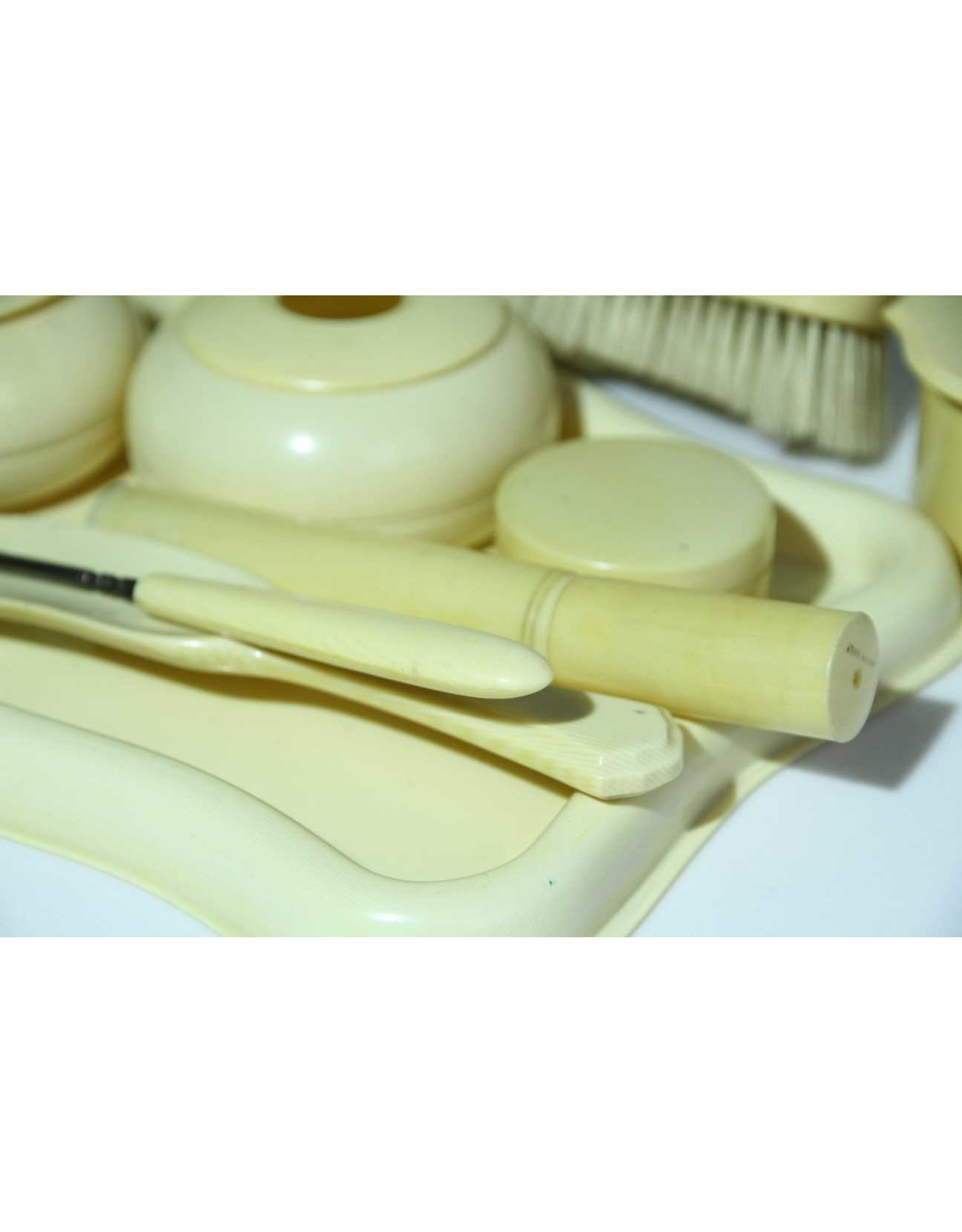 Sixteen Piece French Ivory Vanity Set The Argosy Antiques Fine Vintage