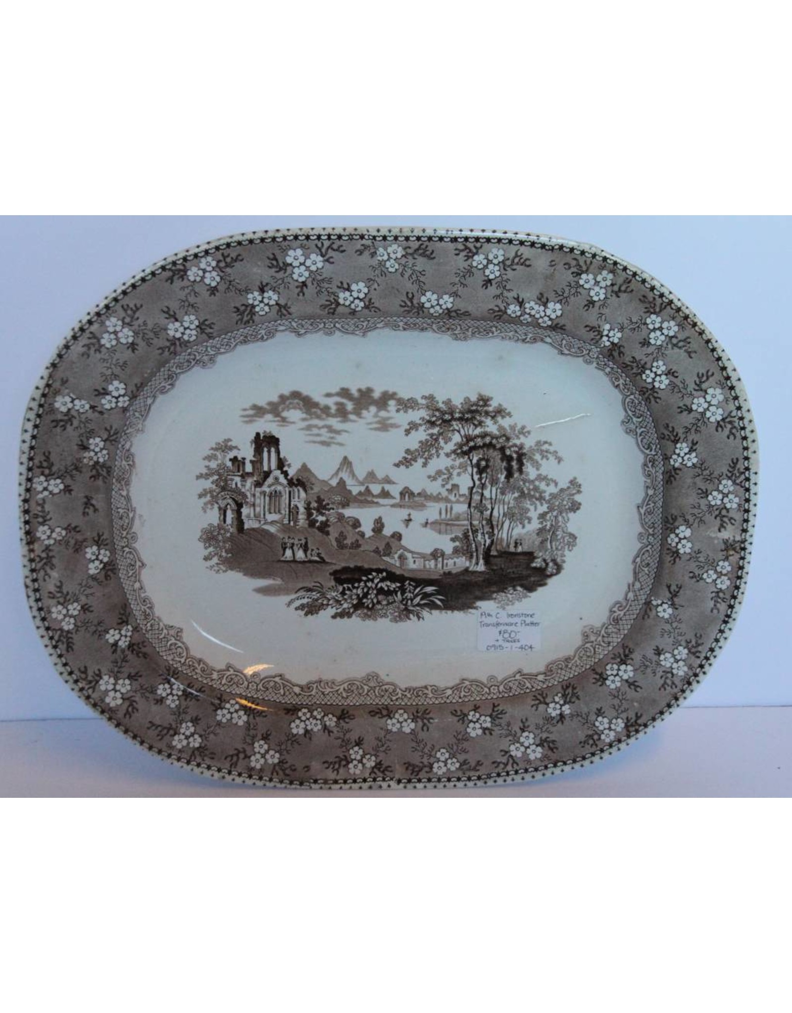 Antique serving platter