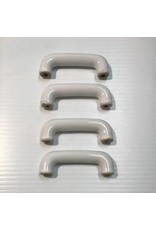 Drawer pulls - four porcelain handles