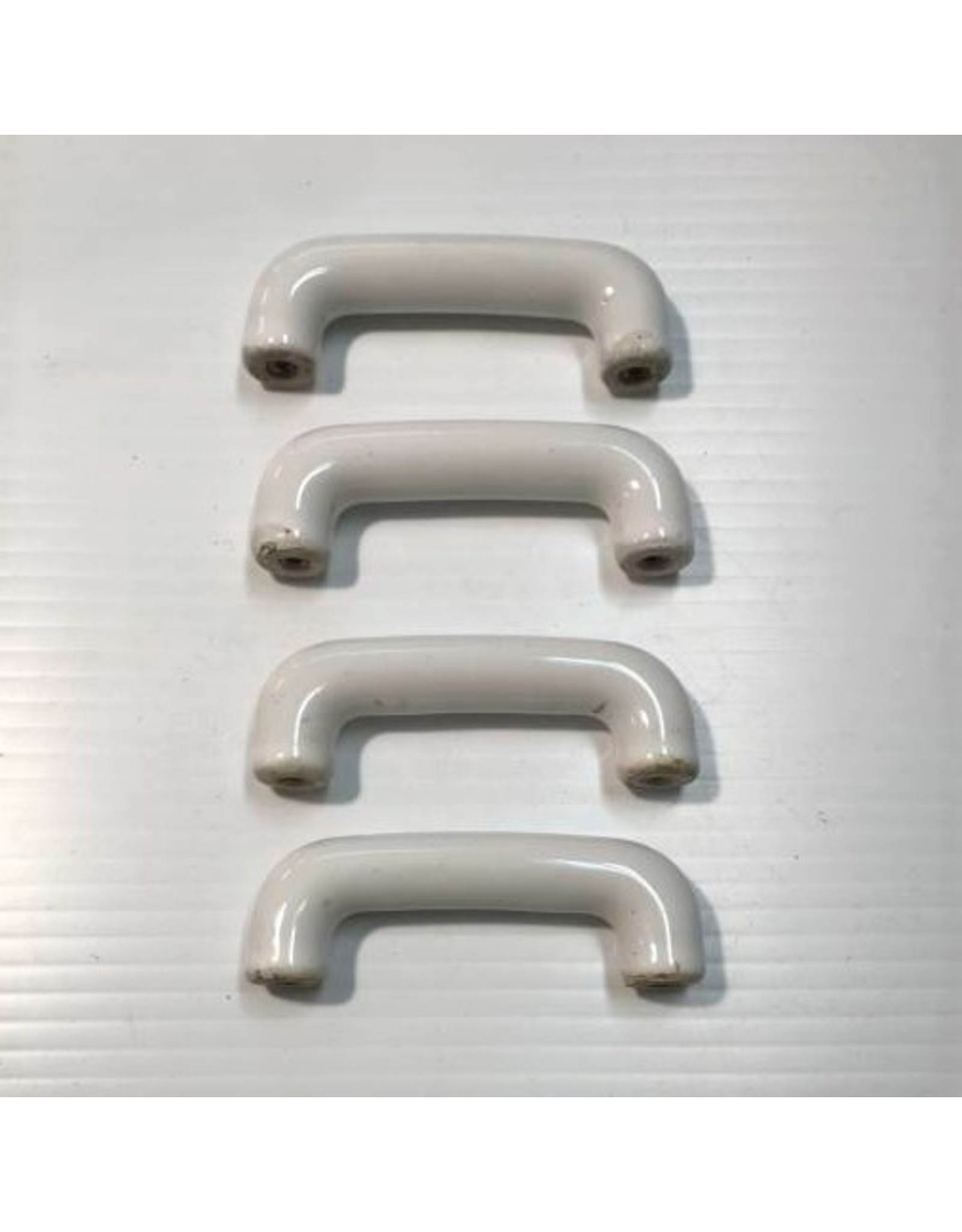 Drawer pulls - four porcelain handles