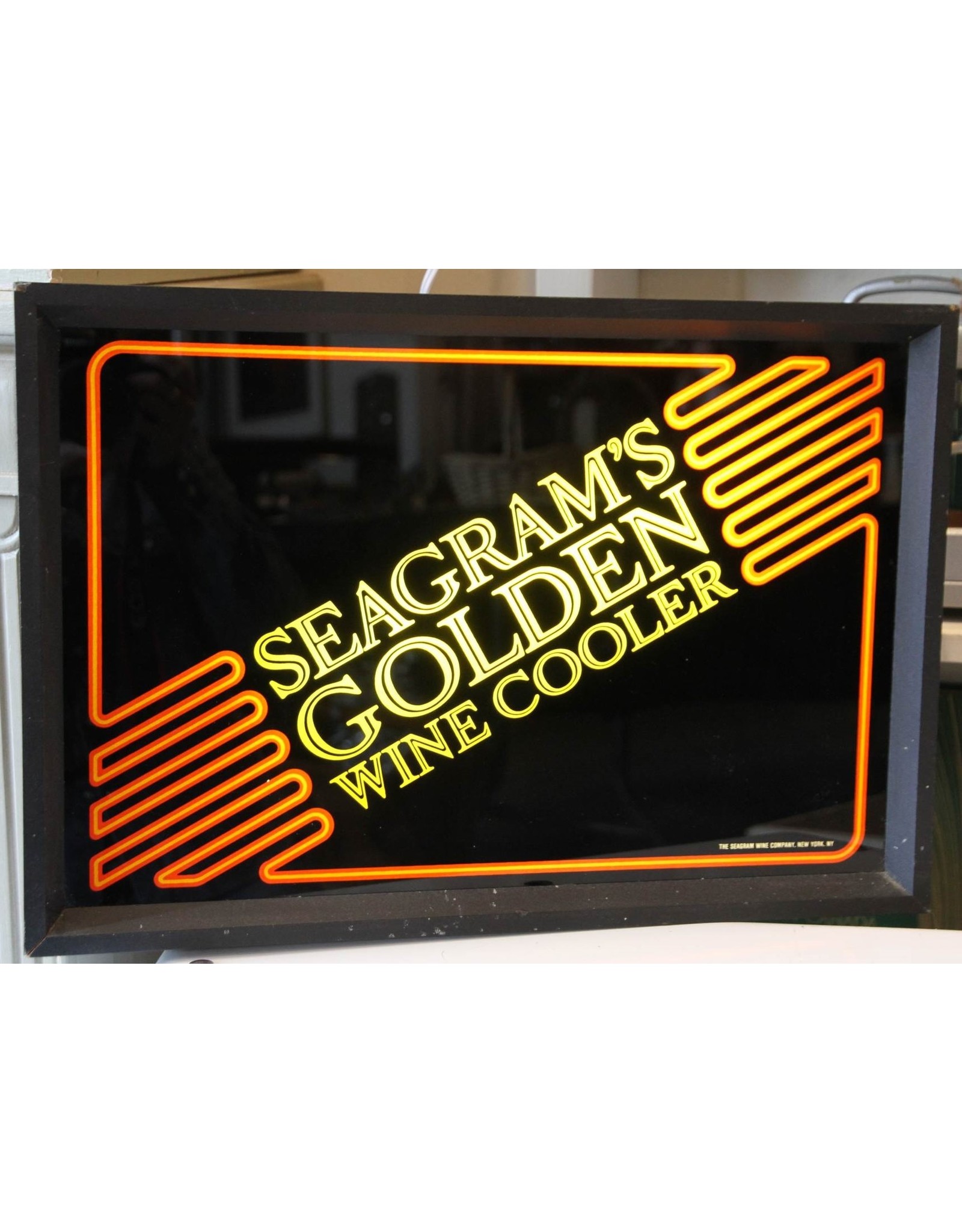 Seagram's light up advertising sign
