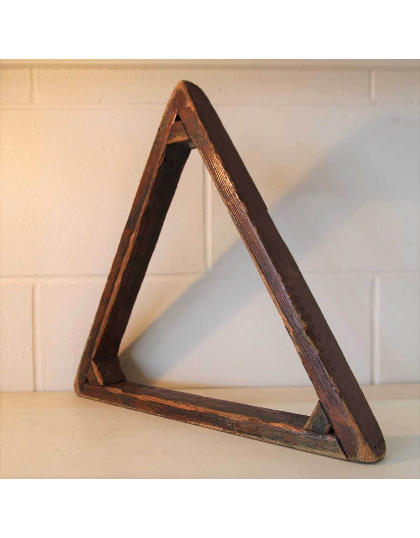 Snooker rack - triangle, wooden