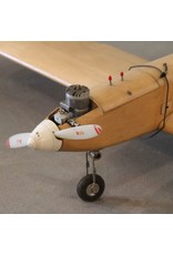 Plane - vintage rc, gas powered, approx 4' fuselage x 5' wingspan