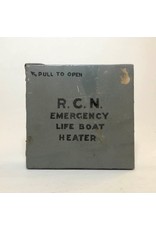 Royal Canadian Navy emergency life boat heater unopened