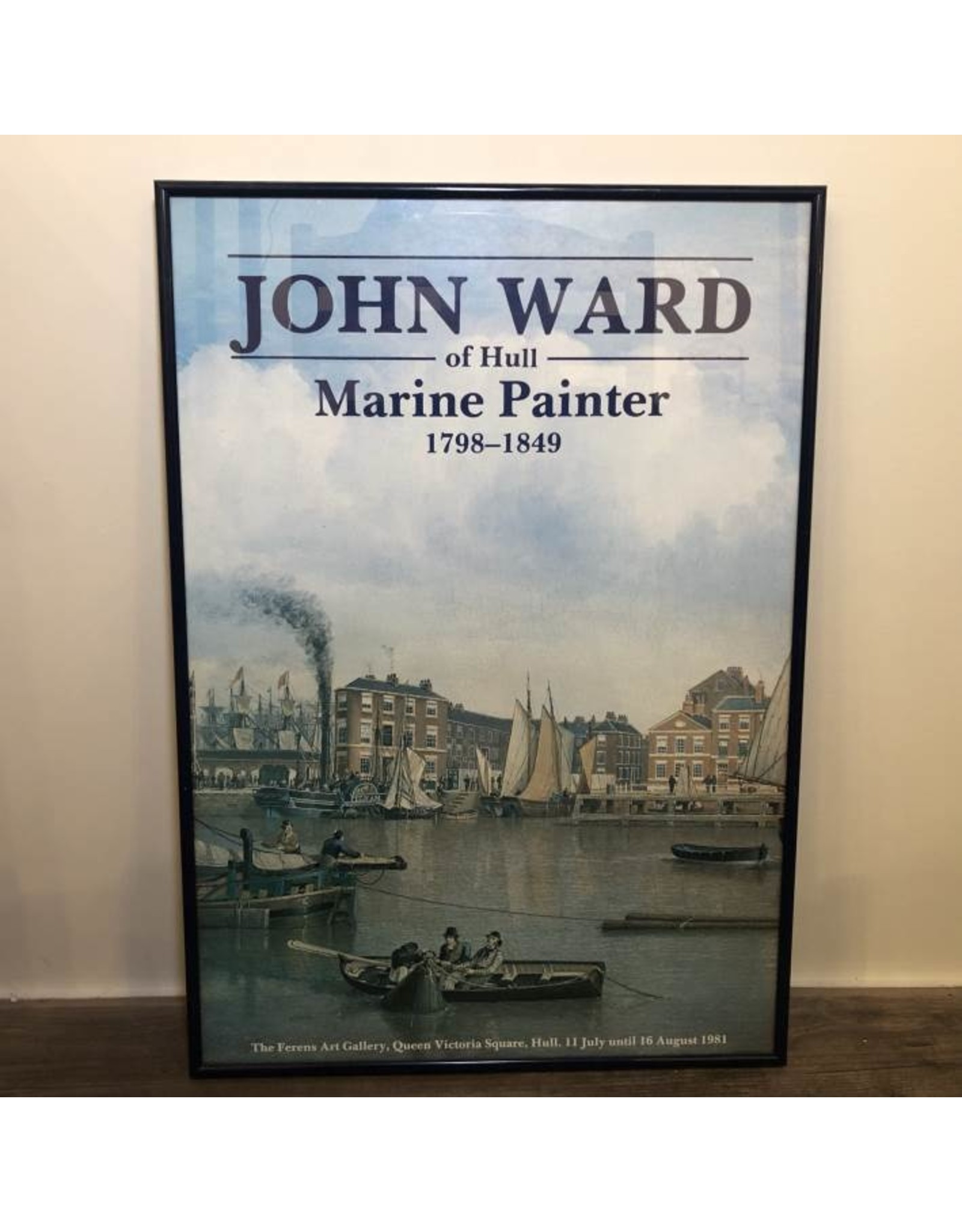 Art - framed poster John Ward art show