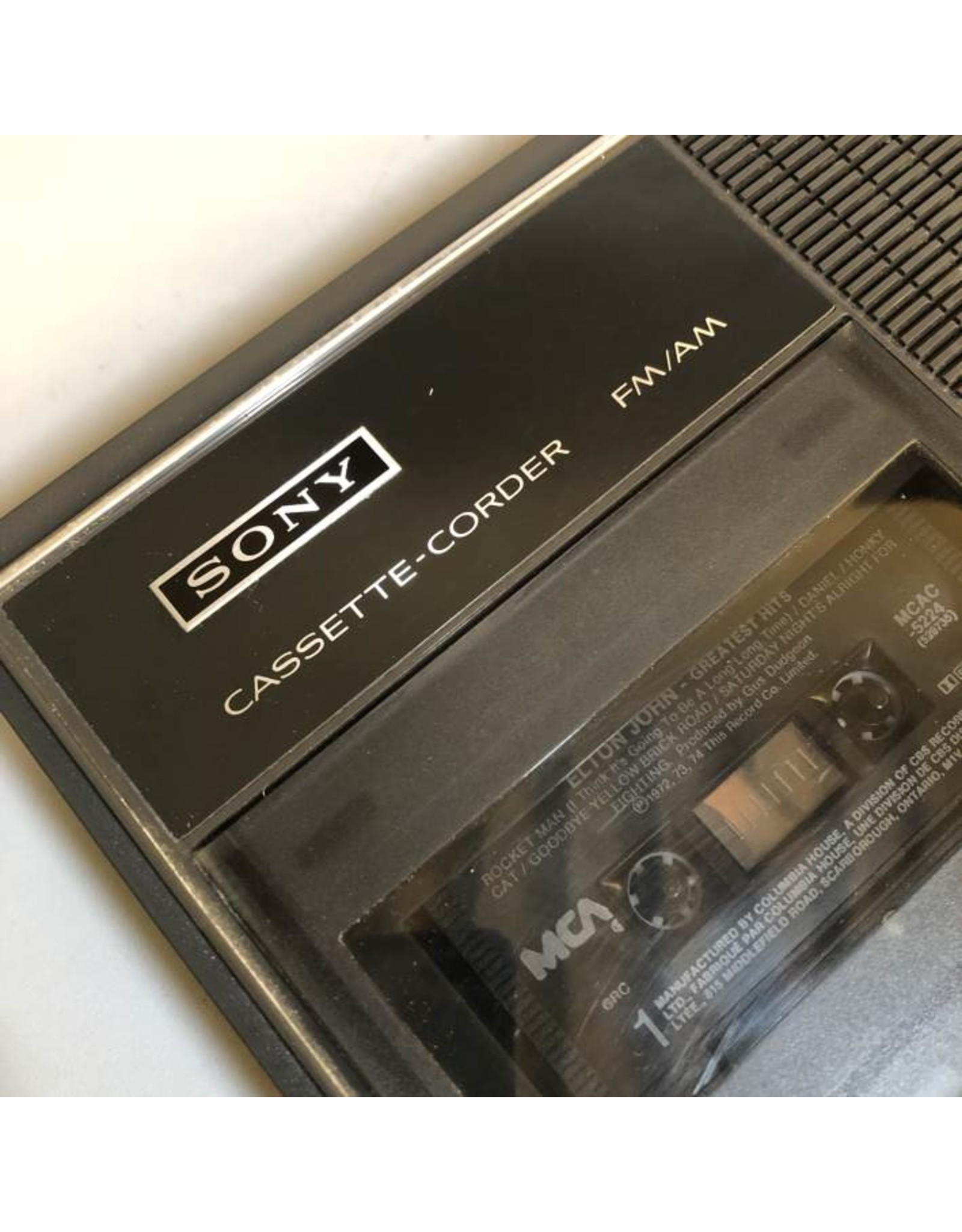 Tape deck - Sony CF-300 Cassette-Corder, AM/FM radio