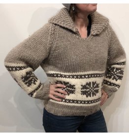 Adult pullover Cowichan sweater
