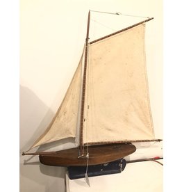 Vintage pond sailboat