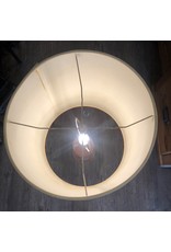 Lamp - mid-century turned wooden lamp