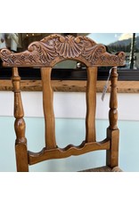 Chairs - set of four rush seated chairs