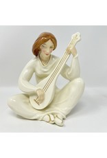 Royal Doulton figurine - Lyric HN 2757 1983 girl with guitar musical instrument