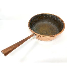 Antique copper pan