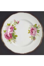 Dessert plate - Royal Albert American Beauty bone china