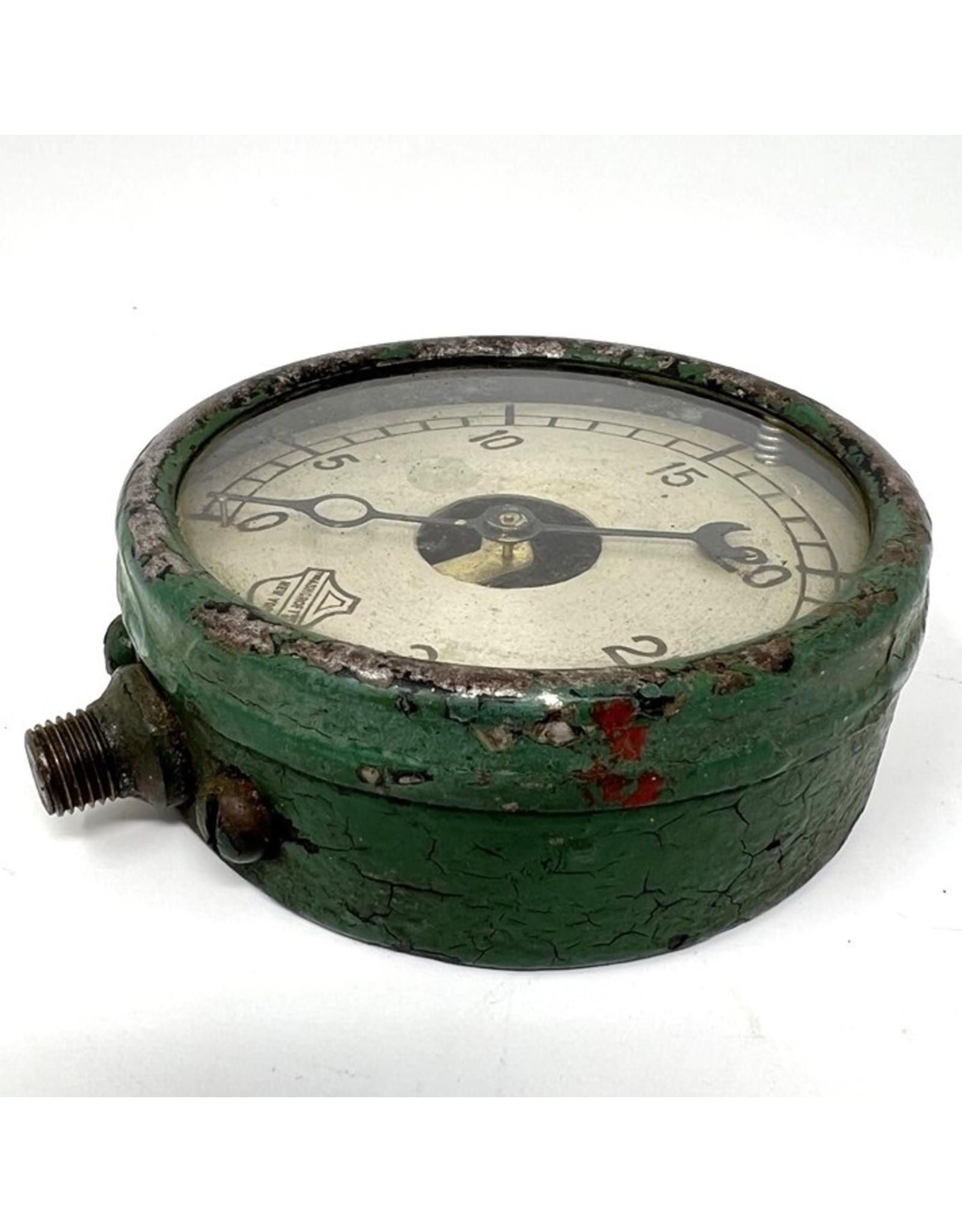 Industrial Ashcroft gauge with industrial green paint The Argosy