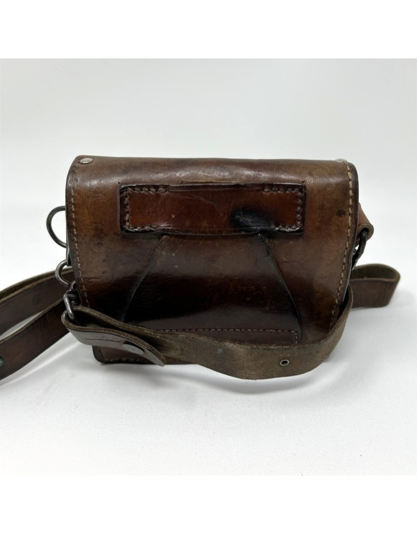 US Civil war ammunition cartridge leather pouch