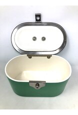 Cookie jar - green porcelain, oval, green, Royal Vienna Cookie jar - green porcelain, oval, green, Royal Vienna
