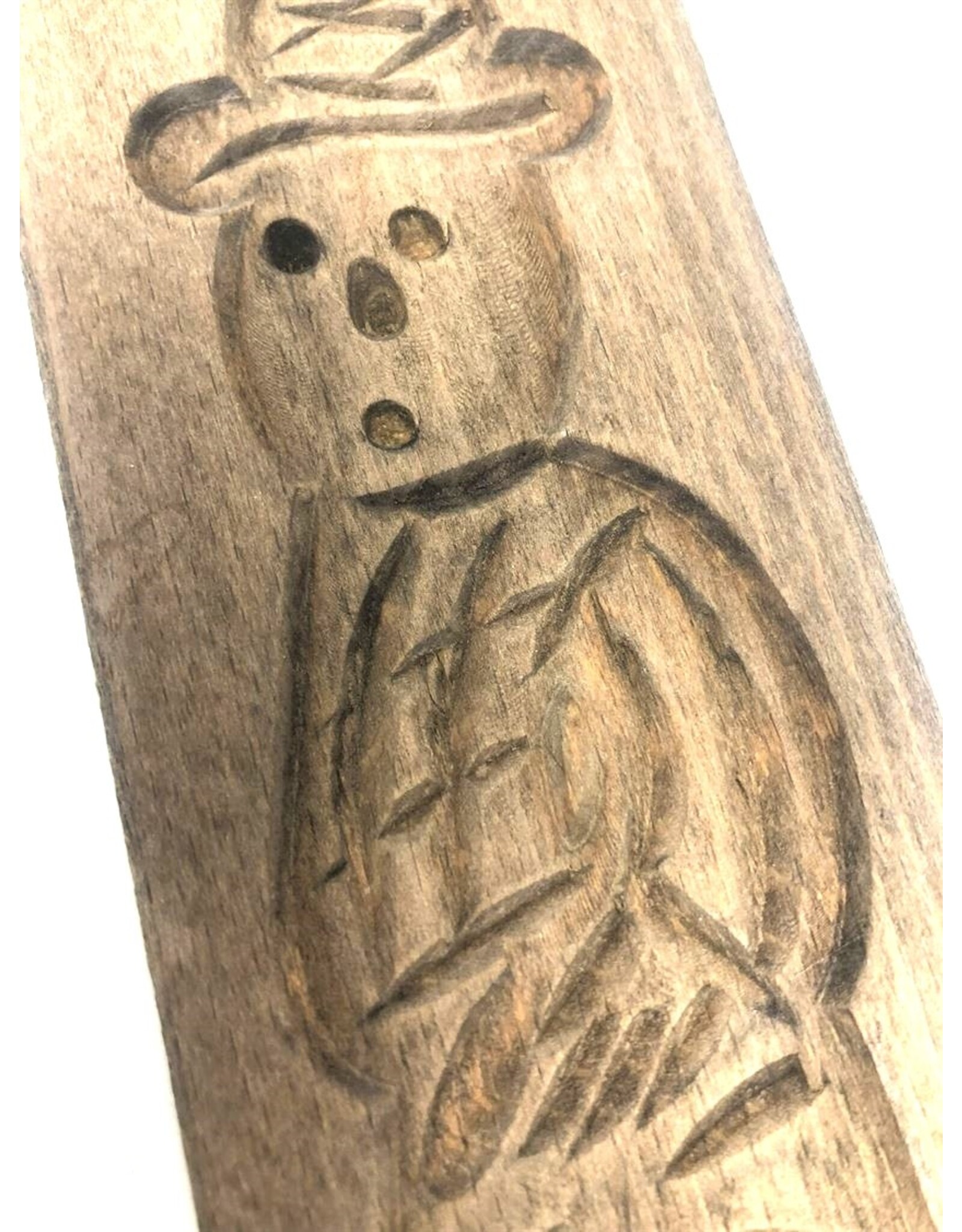 Dutch cookie mould - man with hat