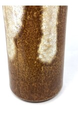 Vase - West German, Scheurich, 205-32, lava drip, brown