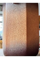 Vase - tall West German Scheurich vase brown fade