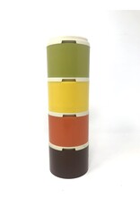 Spice containers - Tupperware, set of 4, stackable, 1970s