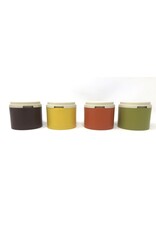 Spice containers - Tupperware, set of 4, stackable, 1970s