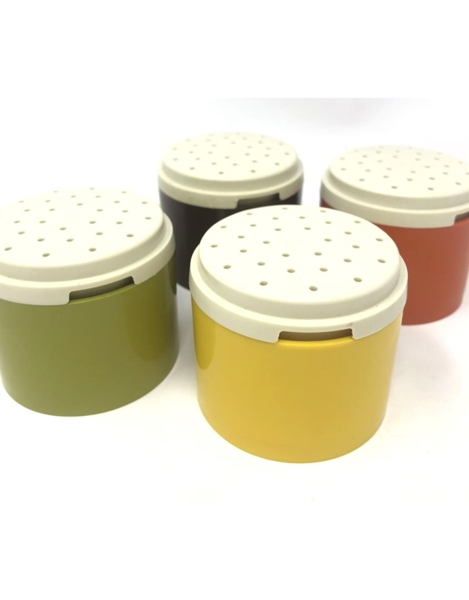 Spice containers - Tupperware, set of 4, stackable, 1970s