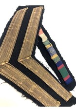 Military badges - set of four, navy, wire thread