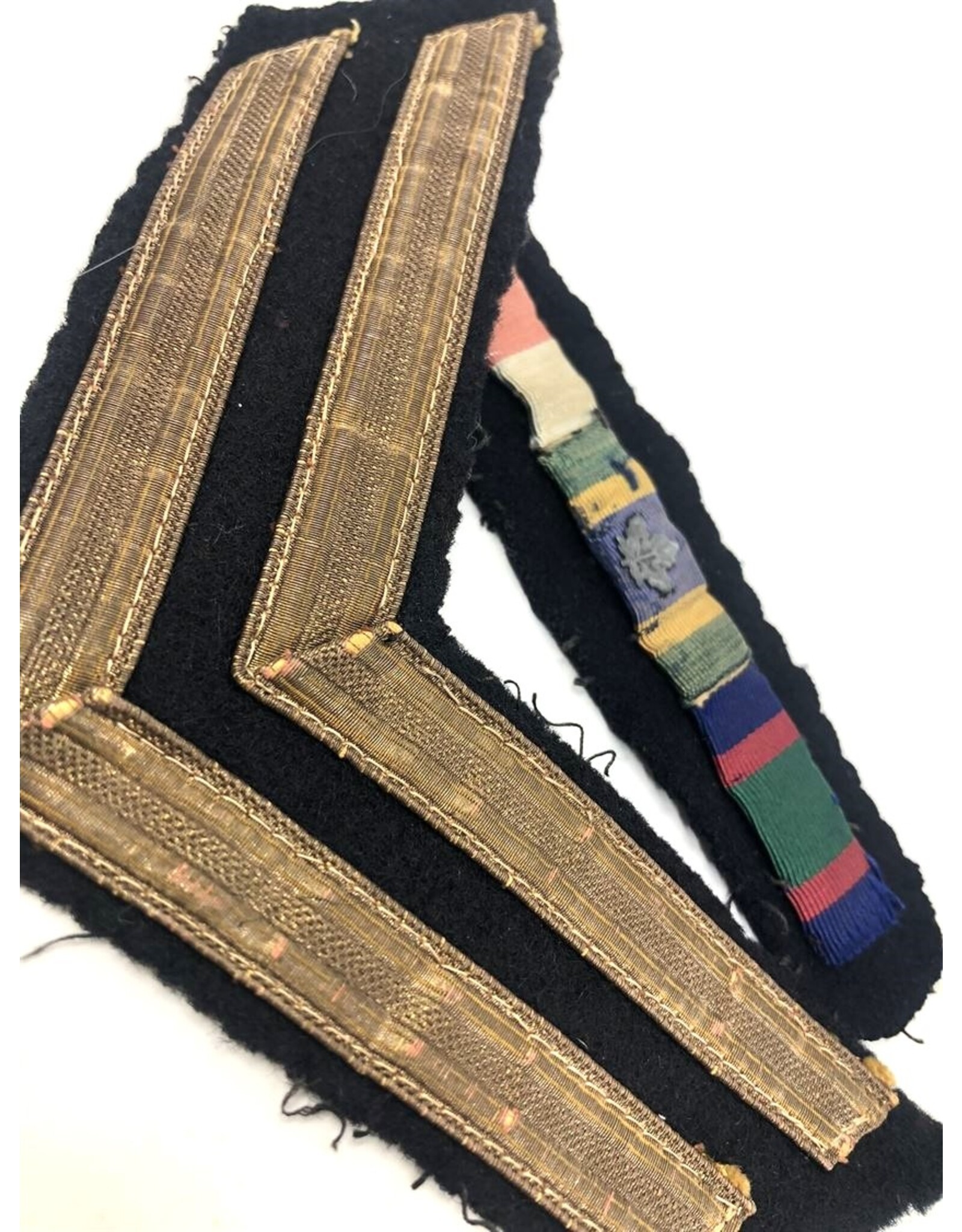 Military badges - set of four, navy, wire thread