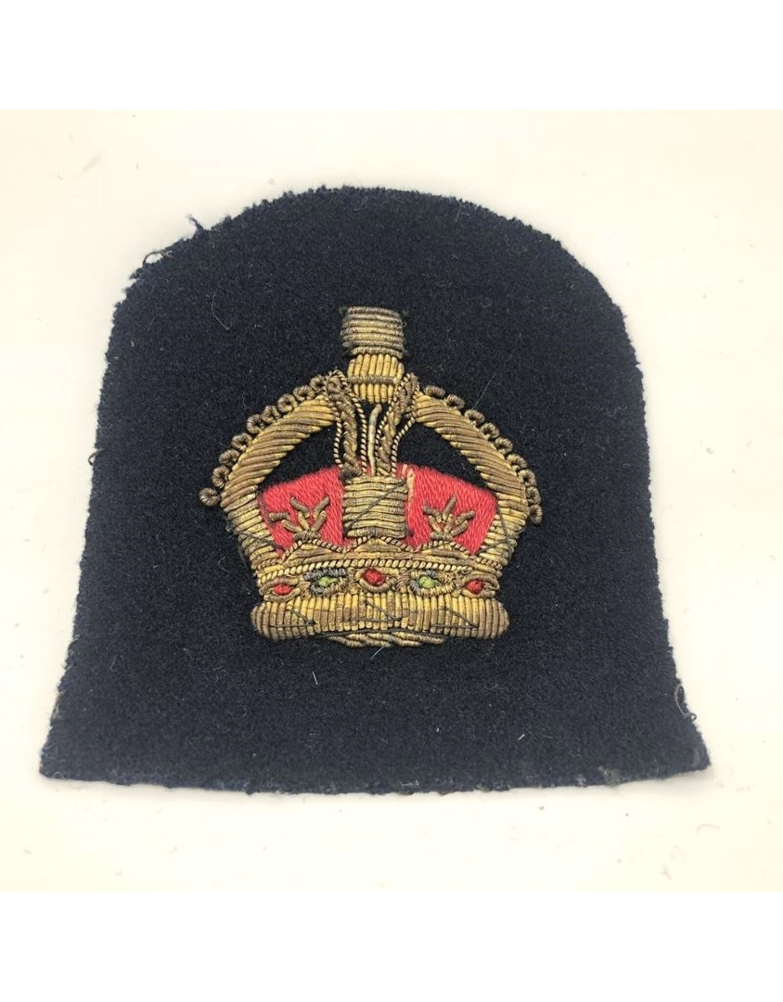Military badges - set of four, navy, wire thread