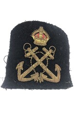 Military badges - set of four, navy, wire thread
